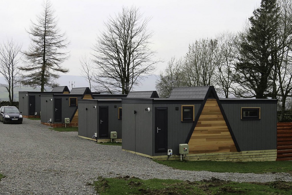 The new pods at Bainbridge Ings. Photo: Yorkshire Dales NPA The new pods at Bainbridge Ings. Photo: Yorkshire Dales NPA