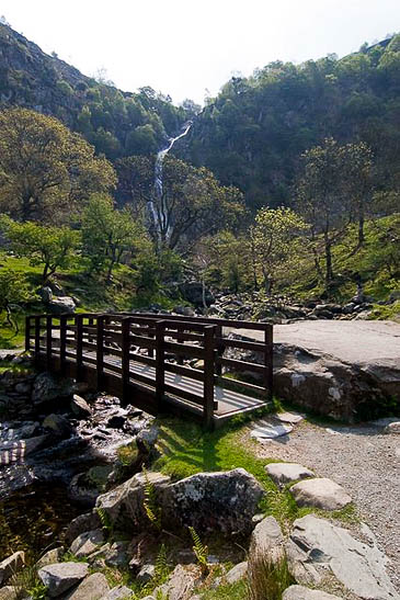 Aber Falls, scene of two of the rescues. Photo: David Leach CC-BY-SA-2.0