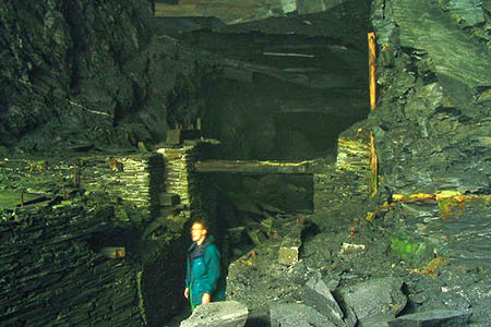 The rescue took place in a disused mine at Aber Las. Photo: Peter Craine CC-BY-SA-2.0