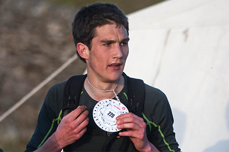 Adam Perry, winner of the Fellsman