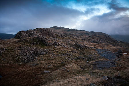 The walkers got lost on Allen Crags, south of Glaramara The walkers got lost on Allen Crags, south of Glaramara