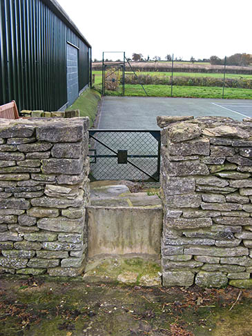 A footpath across a tennis court is 'offputting', the OSS said A footpath across a tennis court is 'offputting', the OSS said