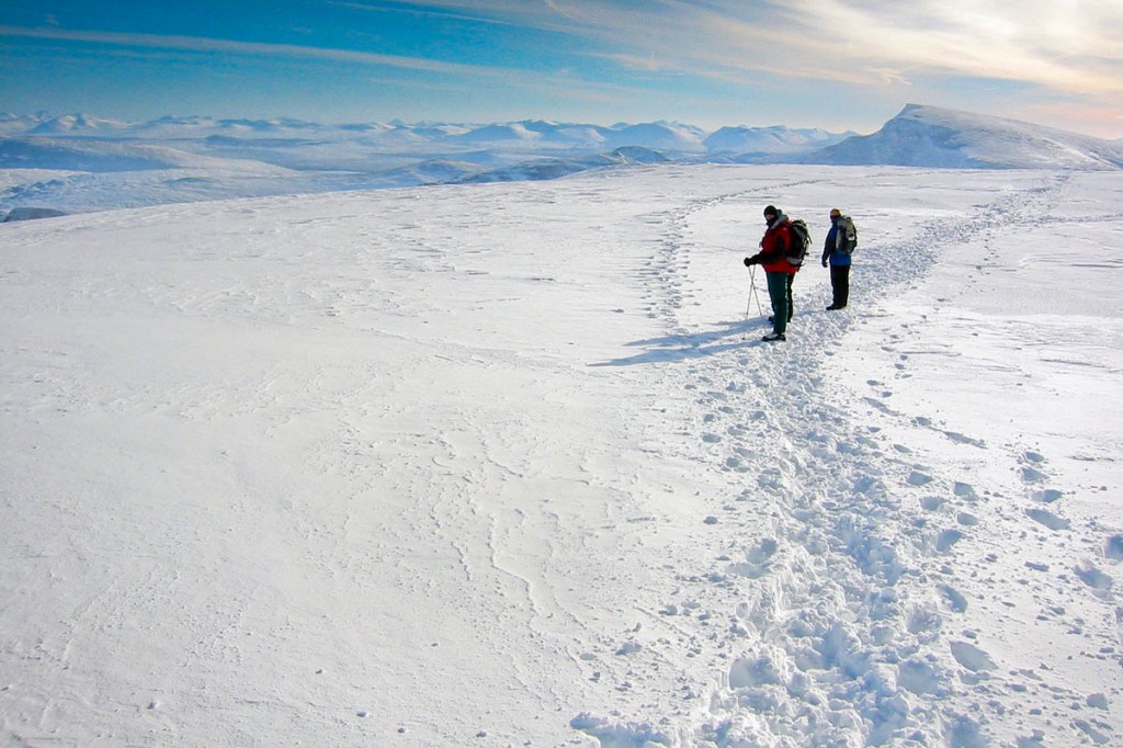 Hillgoers need to be prepared for winter conditions on Scotland's mountains. Photo: Bob Smith/grough