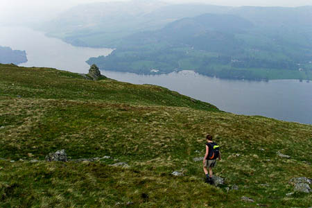 The paraglider crashed on Arthur's Pike overlooking Ullswater. Photo: Matt Eastham CC-BY-SA-2.0 The paraglider crashed on Arthur's Pike overlooking Ullswater. Photo: Matt Eastham CC-BY-SA-2.0
