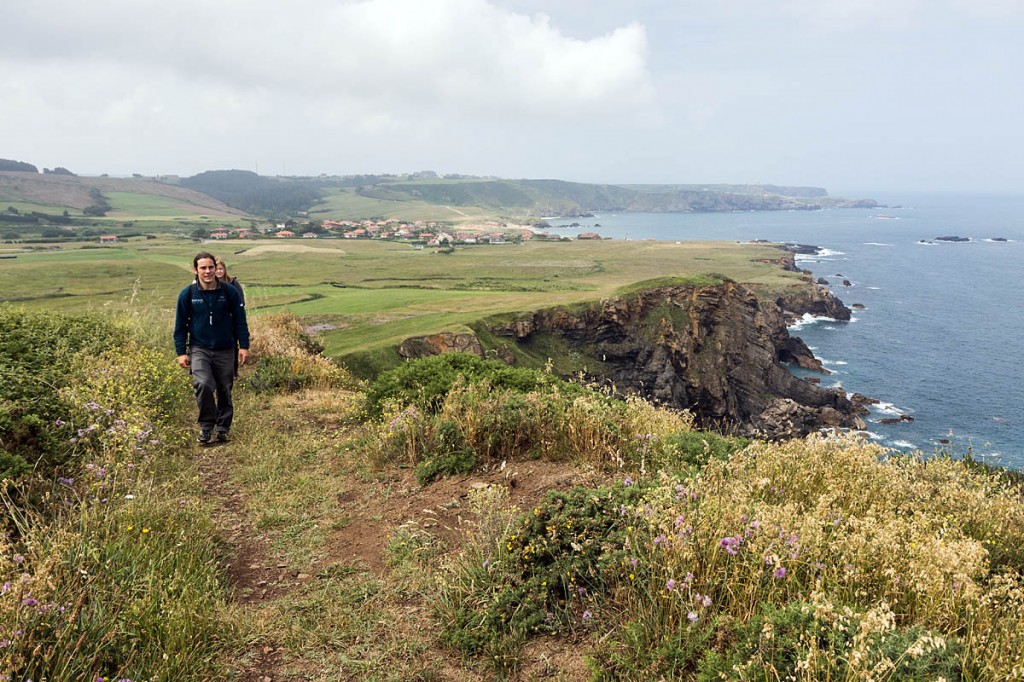 The coastal walking is easy in unspoilt countryside