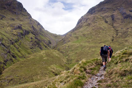 The Bealach an Sgàirne in Kintail The Bealach an Sgàirne in Kintail