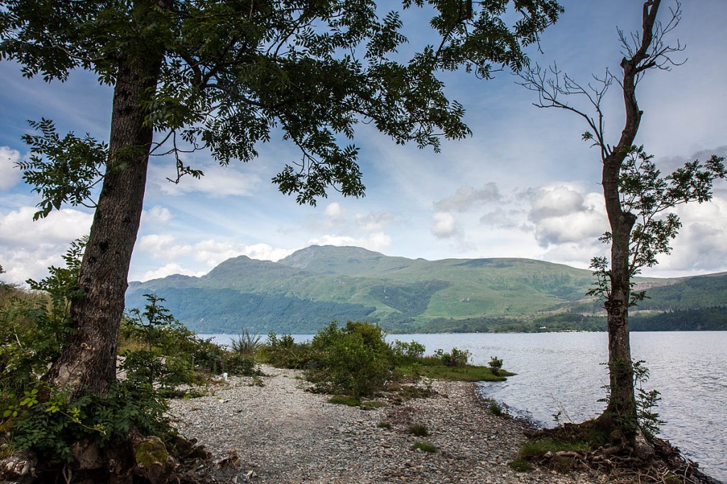 Ben Lomond, seen from the western shore of Loch Lomond Ben Lomond, seen from the western shore of Loch Lomond