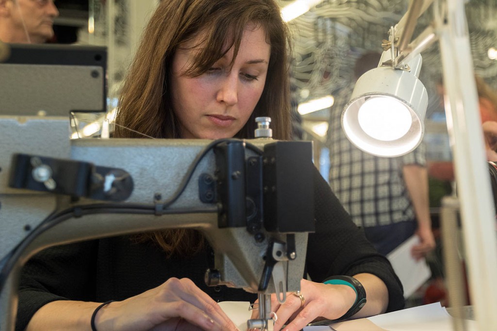 Caroline Hearn-Kehoe is one of the team that produces Berghaus prototypes at Sunderland