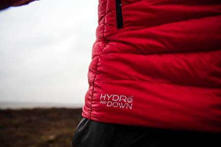 Warmth in the wet? Hydrophobic down may be an answer Warmth in the wet? Hydrophobic down may be an answer