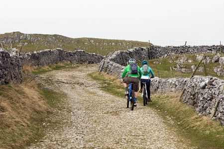 By law, cyclists must give way to walkers and horse-riders on bridleways By law, cyclists must give way to walkers and horse-riders on bridleways