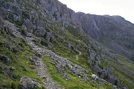 The Climbers' Traverse on Bow Fell. Photo: Raymond Knapman CC-BY-SA-2.0 The Climbers' Traverse on Bow Fell. Photo: Raymond Knapman CC-BY-SA-2.0
