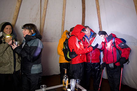 A stop-off for a glass of single malt in a teepee was a highlight of the two-hour boot test A stop-off for a glass of single malt in a teepee was a highlight of the two-hour boot test
