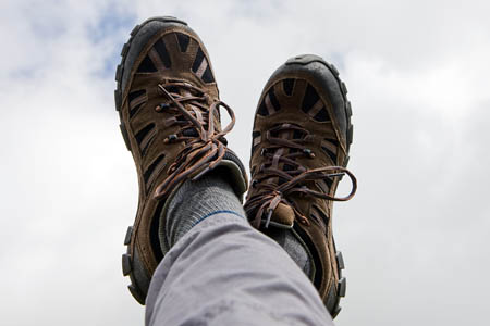 The Tour GTX shoe makes for a light, airy walking experience The Tour GTX shoe makes for a light, airy walking experience