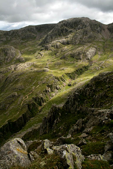 Broad Crag and Piers Gill. Photo: Steve Partridge CC-BY-SA-2.0