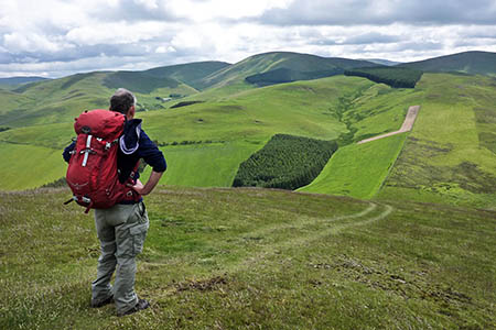 The challenge routes are across the Borders hills. Photo: BSARU The challenge routes are across the Borders hills. Photo: BSARU