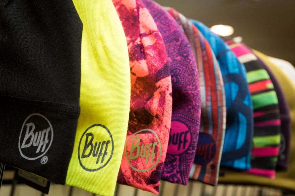 Some of Buff's new range of hats Some of Buff's new range of hats