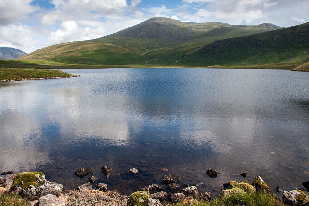 An injured walker was airlifted from the site near Burnmoor Tarn An injured walker was airlifted from the site near Burnmoor Tarn