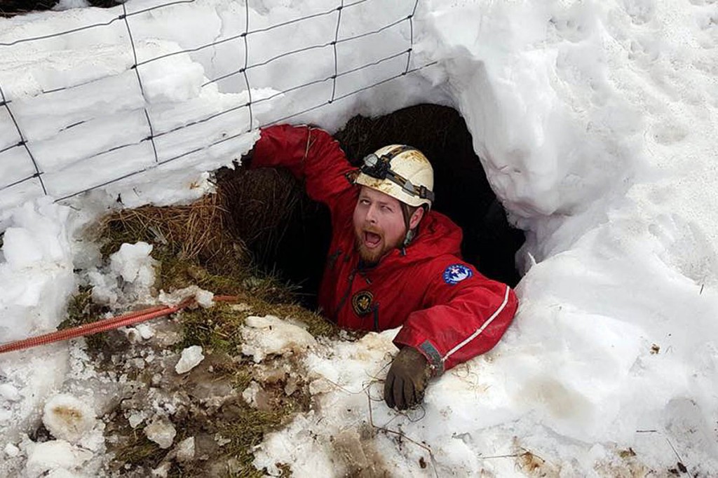 No treats for rescuer Kieran. Photo: Buxton MRT No treats for rescuer Kieran. Photo: Buxton MRT