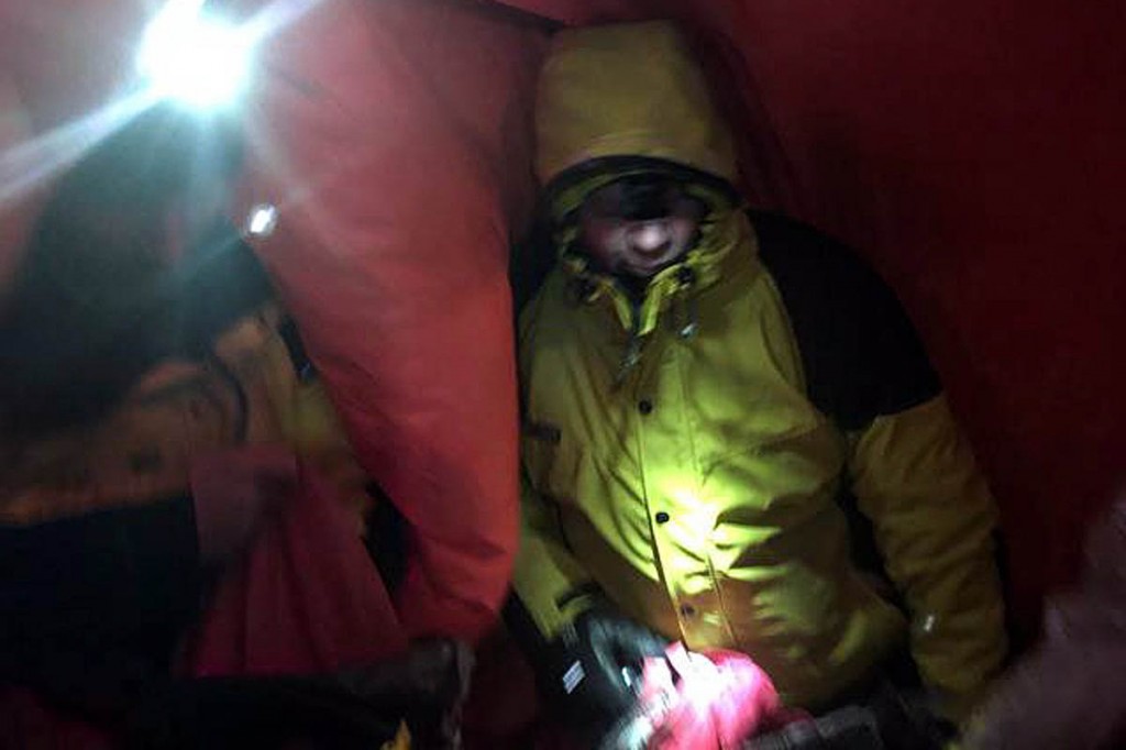 The team leader said the walker was in a bad way. Photo: Cairngorm MRT