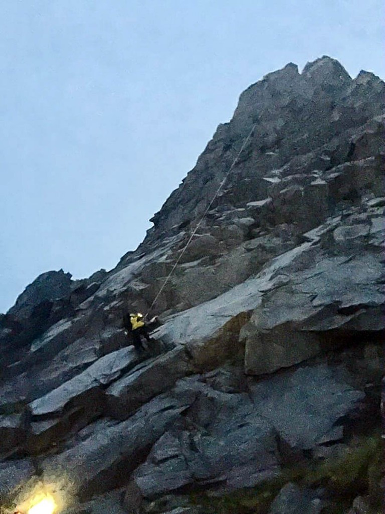 Shelter Stone Crag has some of the longest climbing routes in Scotland. Photo: Cairngorm MRT Shelter Stone Crag has some of the longest climbing routes in Scotland. Photo: Cairngorm MRT