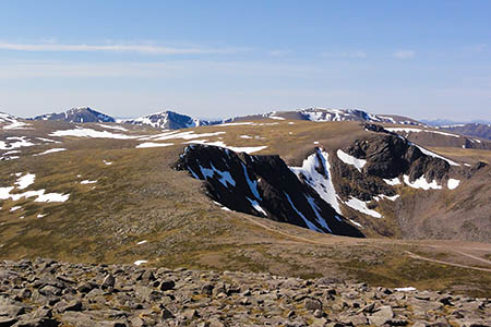 Experts believe the Northern Corries are now more prone to rockfalls Experts believe the Northern Corries are now more prone to rockfalls