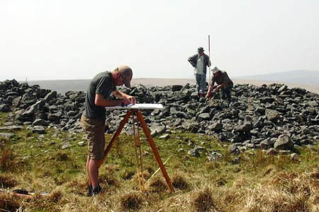 Volunteers work on the Cairns Project. Photo: Anne Whitbourn Volunteers work on the Cairns Project. Photo: Anne Whitbourn
