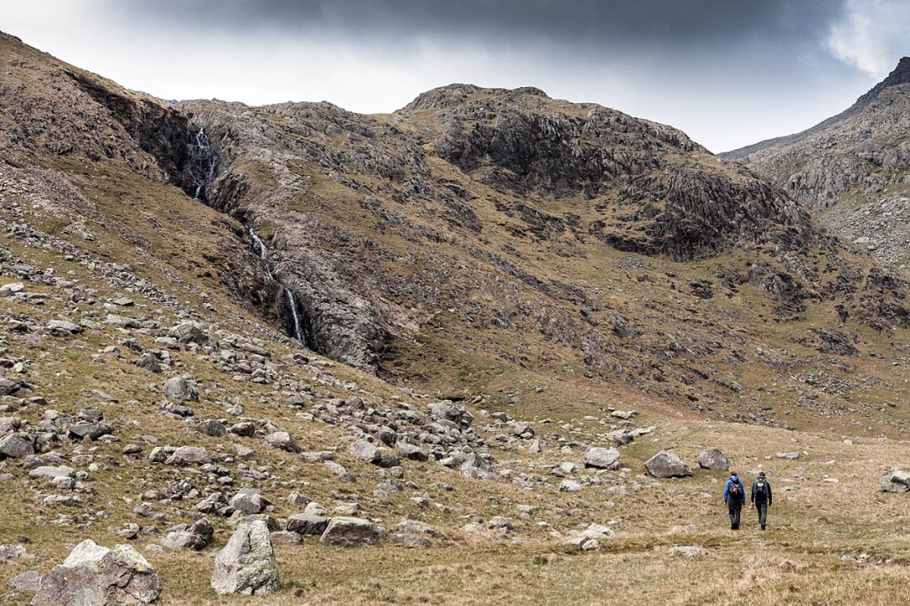The walkers were found above the Cam Spout waterfall The walkers were found above the Cam Spout waterfall