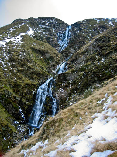 Cautley Spout, scene of Mr Church's fatal fall Cautley Spout, scene of Mr Church's fatal fall