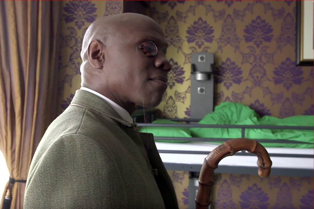 Chris Eubank in a still from the YouTube film Chris Eubank in a still from the YouTube film