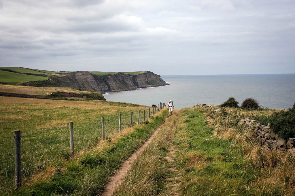 Part of the route includes the coastal section of the Cleveland Way. Photo: Bob Smith/grough Part of the route includes the coastal section of the Cleveland Way. Photo: Bob Smith/grough