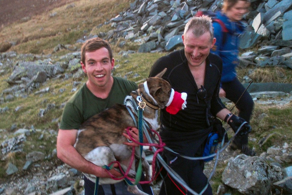 Team members with the captured Tiger. Photo: Cockermouth MRT