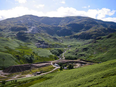 Old Man of Coniston and the Coppermines, on the route for the VIP-led walks