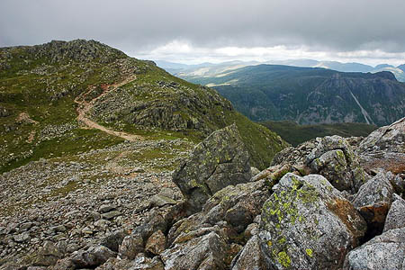 Crinkle Crags presents navigational challenges in poor visibility. Photo: Philip Hallling CC-BY-SA-2.0