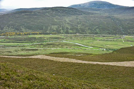 Crumenmore, with the A9 in the distance. Photo: JM Briscoe CC-BY-SA-2.0