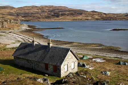 Cruib bothy, on the shore of Loch Tarbert Cruib bothy, on the shore of Loch Tarbert