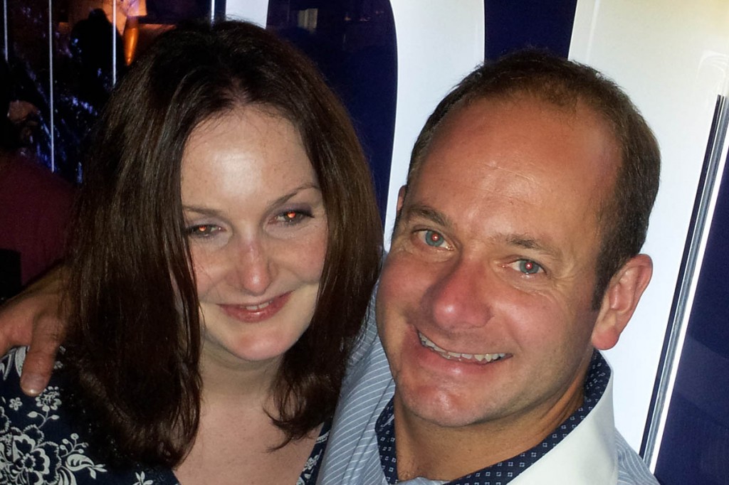 Dave Tighe will be joined on the half-marathon by his fiancée Karin Dave Tighe will be joined on the half-marathon by his fiancée Karin