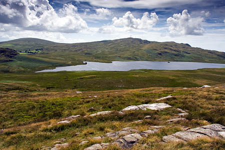 Devoke Water, with Yoadcastle, right, and Hesk Fell in the distance Devoke Water, with Yoadcastle, right, and Hesk Fell in the distance