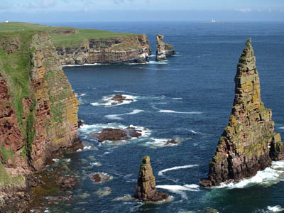 Duncansby Head, end point of Peter Wright's walk. Photo: Eleanor Miller CC-BY-SA-2.0 Duncansby Head, end point of Peter Wright's walk. Photo: Eleanor Miller CC-BY-SA-2.0