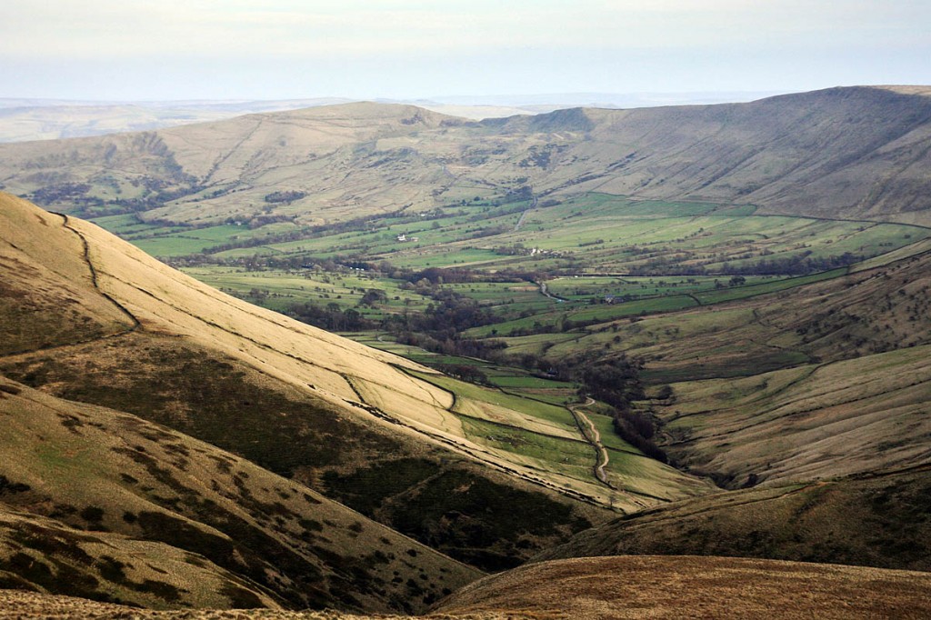 The parliamentarians took to the Edale skyline