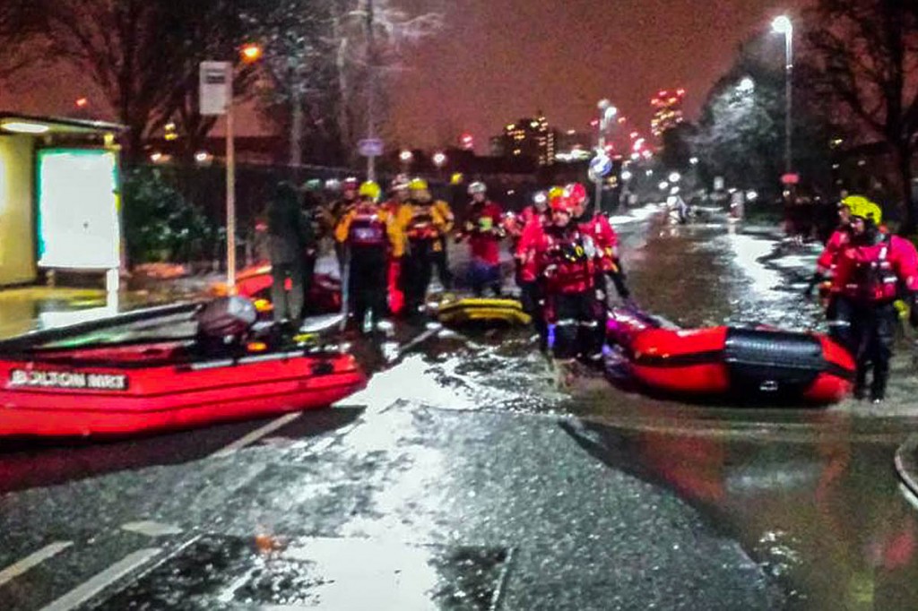 Mountain rescue teams in action in Lancashire. Photo: Edale MRT Mountain rescue teams in action in Lancashire. Photo: Edale MRT