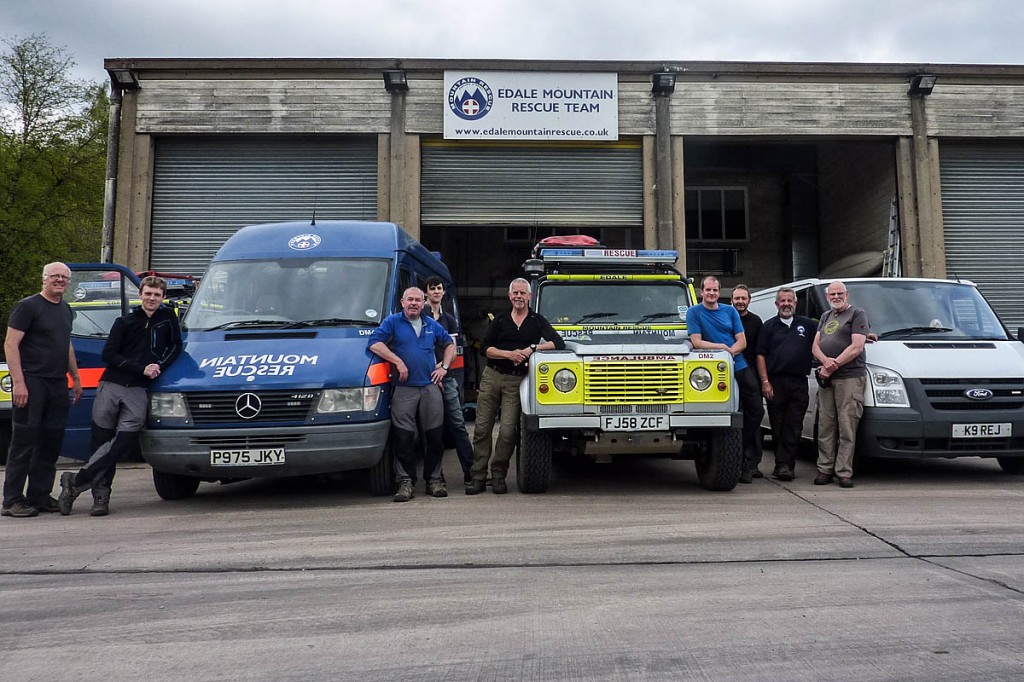 The donated items filled both a Transit van and one of the team's vehicles. Photo: Edale MRT