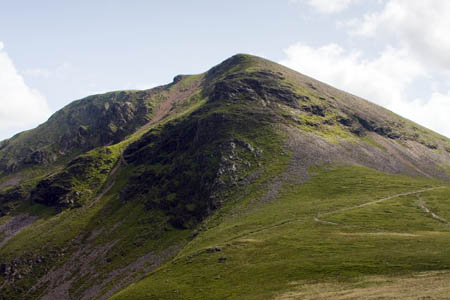 Crag Hill, or Eel Crag, where a lightning bolt struck the ground between walkers Crag Hill, or Eel Crag, where a lightning bolt struck the ground between walkers