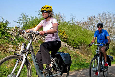 Cyclists get a power boost with electric bikes from Parsley Hay cycle hire centre Cyclists get a power boost with electric bikes from Parsley Hay cycle hire centre