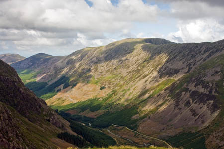 The boy was found by rescuers in the forest in Ennerdale