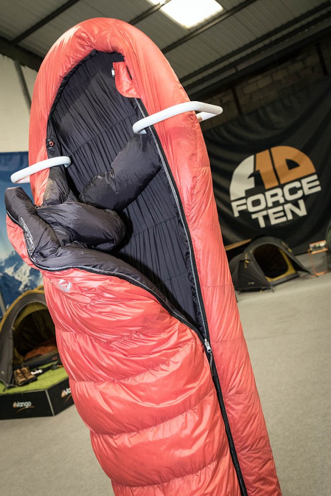 The F10 Vulcan sleeping bag. Photo: Bob Smith/grough