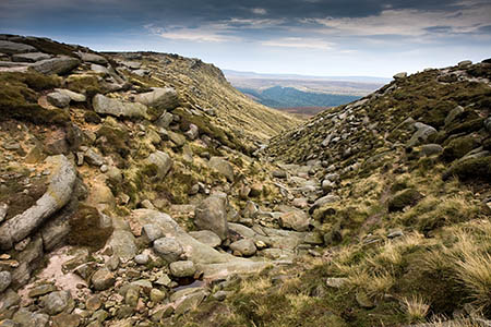 The injured walker was airlifted from Fairbrook Naze, left The injured walker was airlifted from Fairbrook Naze, left