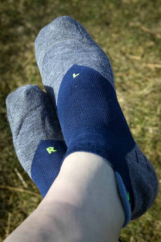 The TK5 socks made for happy feet. Photo: Bob Smith/grough The TK5 socks made for happy feet. Photo: Bob Smith/grough