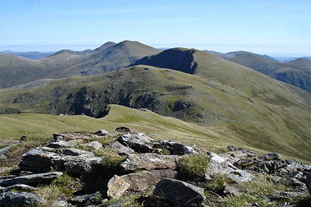 The body was found in the Fannichs by rescuers searching for a missing walker. Photo: Roger McLachlan CC-BY-SA-2.0