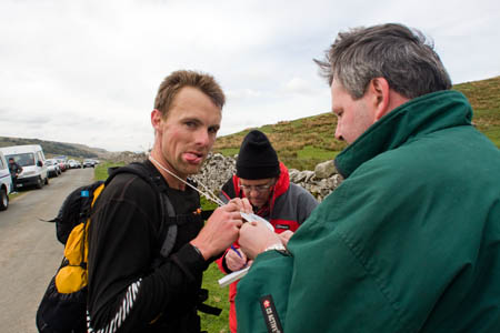 Checkpoint staff at Kingsdale clip a runner's tally Checkpoint staff at Kingsdale clip a runner's tally