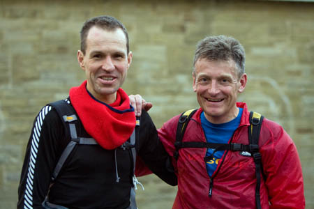 Winner Duncan Harris, left, with second-place man Mark Hartell Winner Duncan Harris, left, with second-place man Mark Hartell
